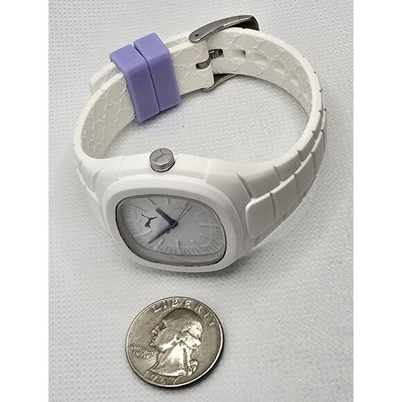 Women\'s Puma Bubble Gum S White Lilia Cat Logo Dial Silicone Band Watch 02 main image 7